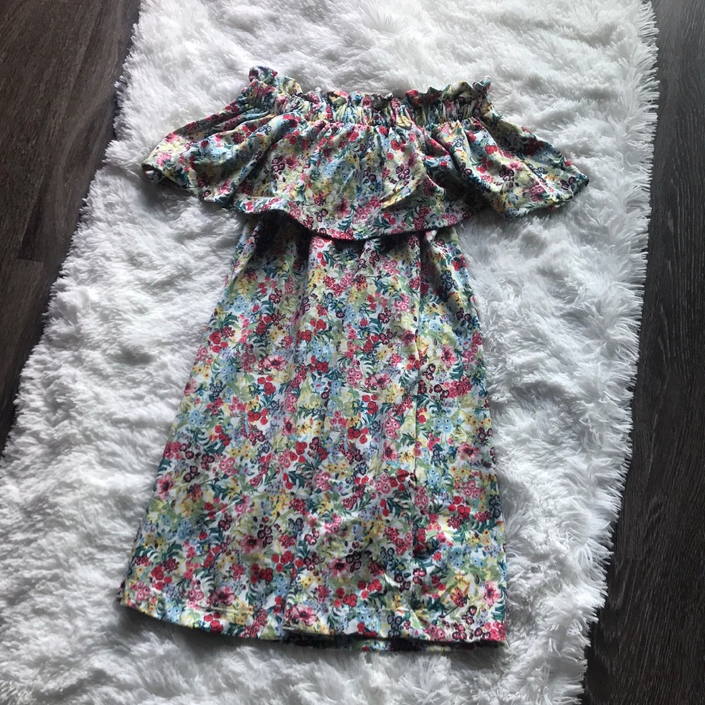 Floral off the shoulder Dress